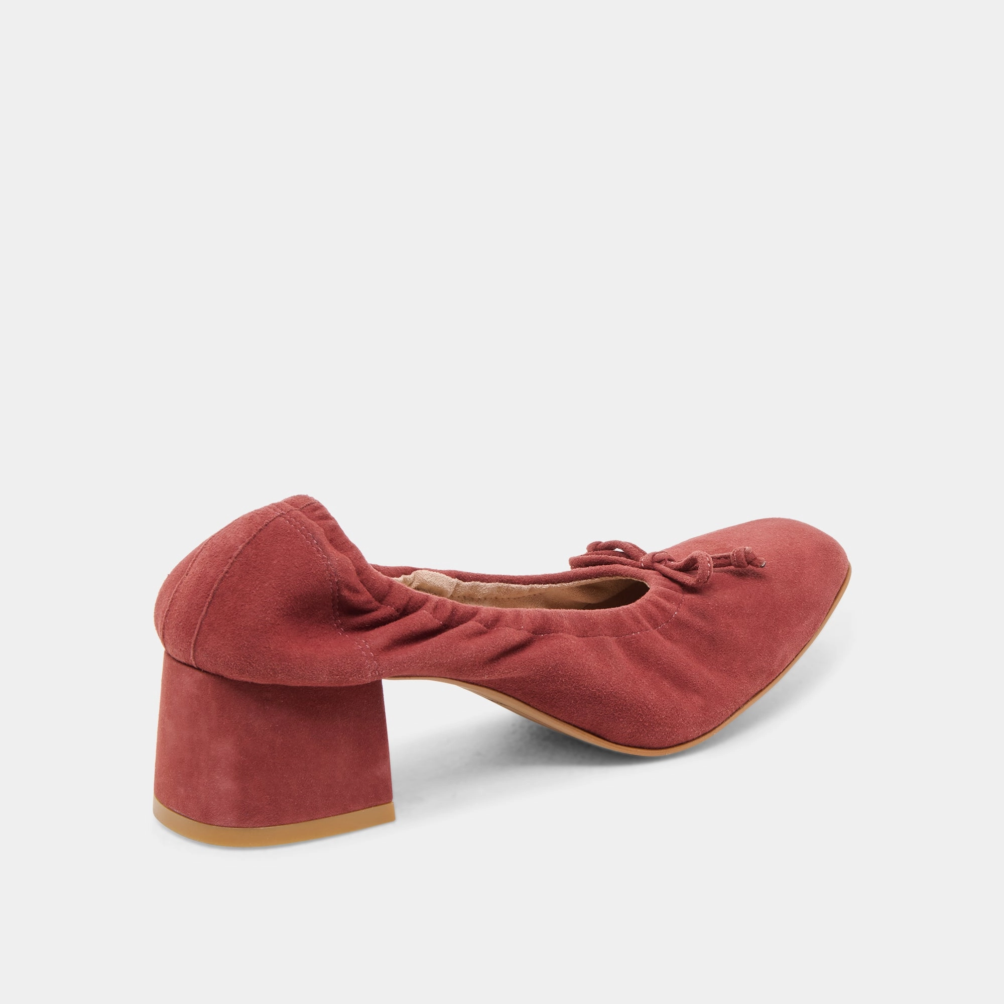 KARMIN HEELS BRANDY SUEDE
