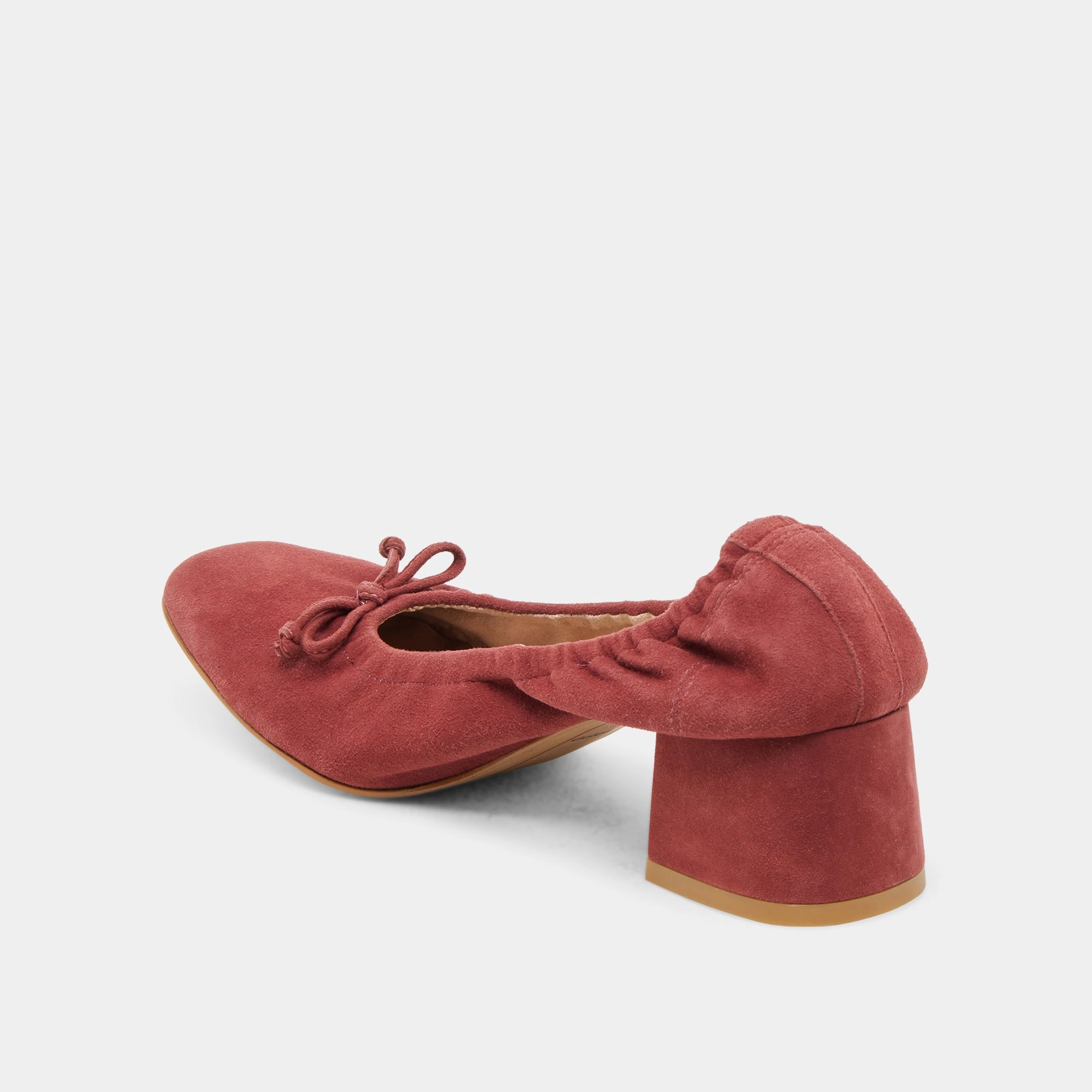 KARMIN HEELS BRANDY SUEDE