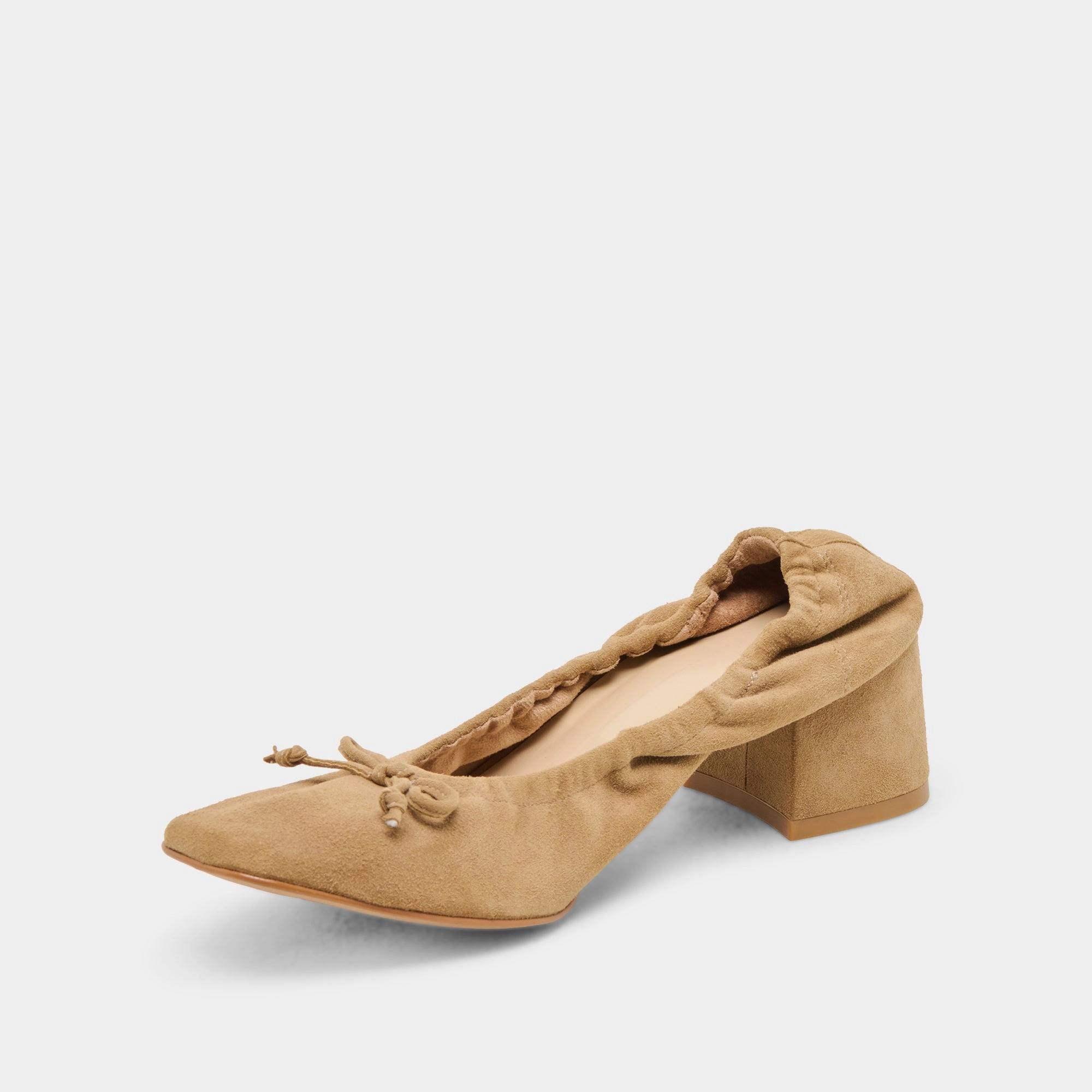 KARMIN HEELS DK TAUPE SUEDE