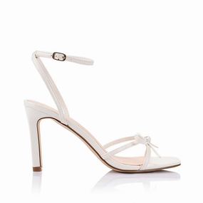 Kith Block Heel Sandals - Chalk White