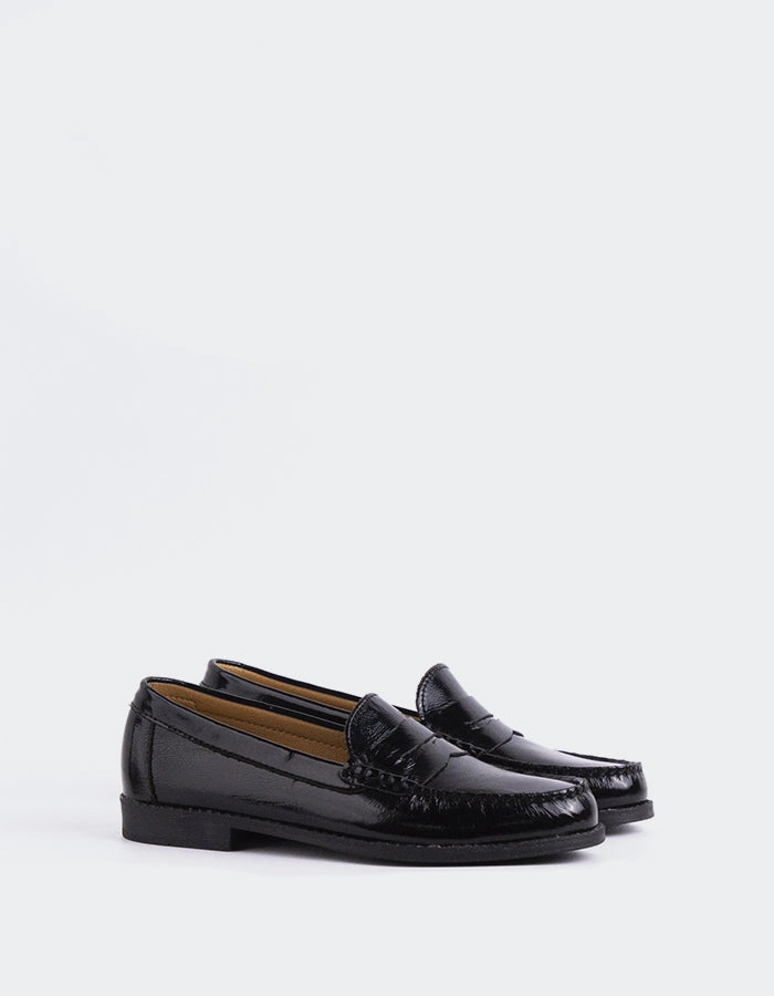Lettine Black Naplack Leather