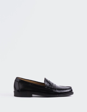 Lettine Black Naplack Leather