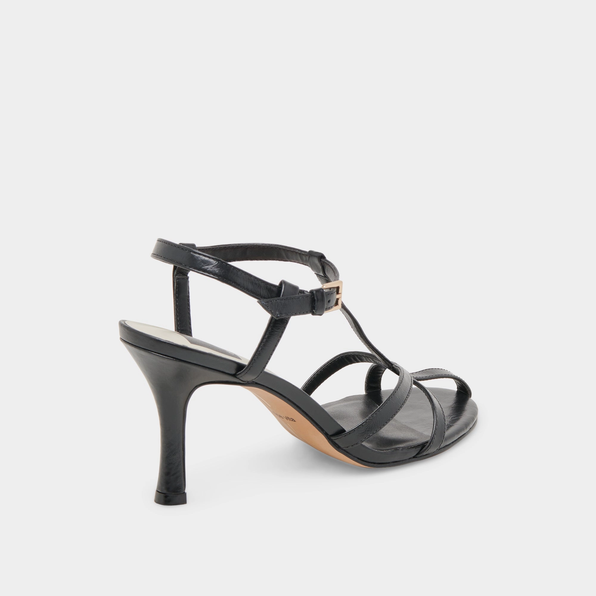 LIANE HEELS MIDNIGHT CRINKLE PATENT