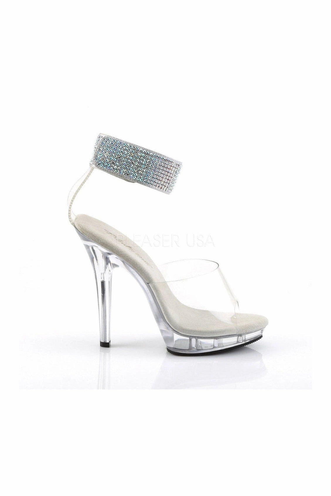 LIP-142 Sandal | Clear Vinyl