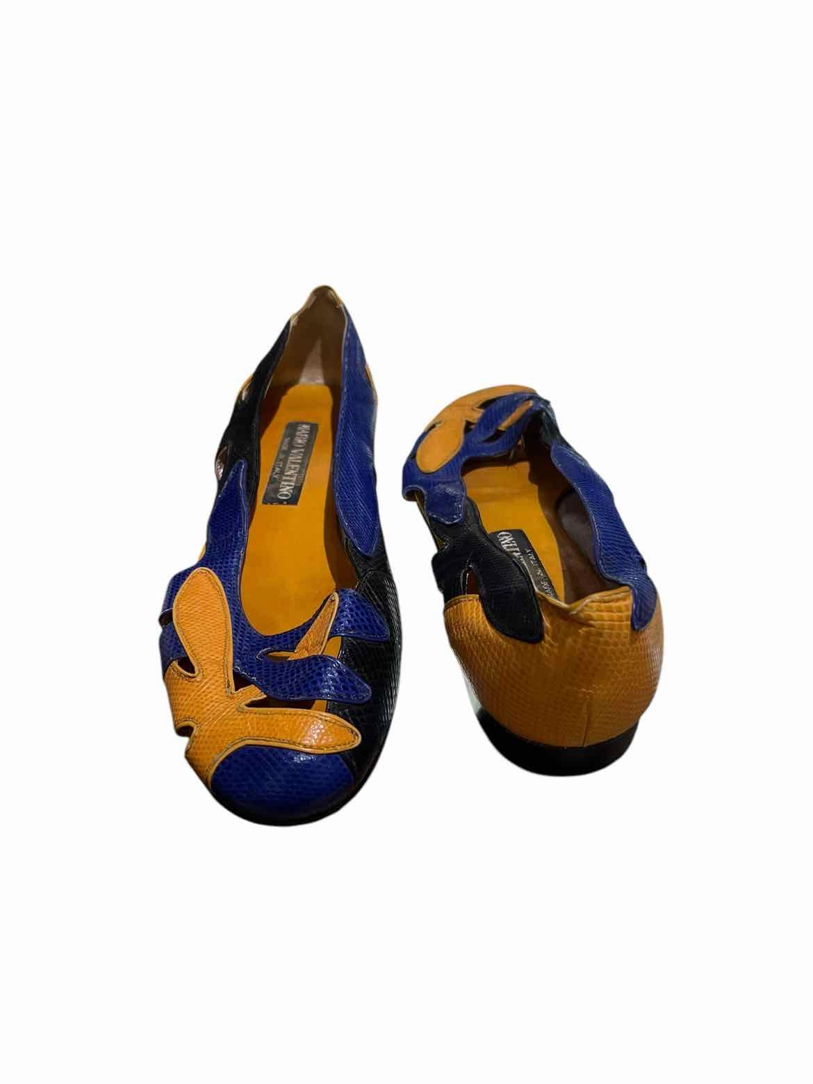 Mario Valentino Blue & Orange Size 8 Shoes