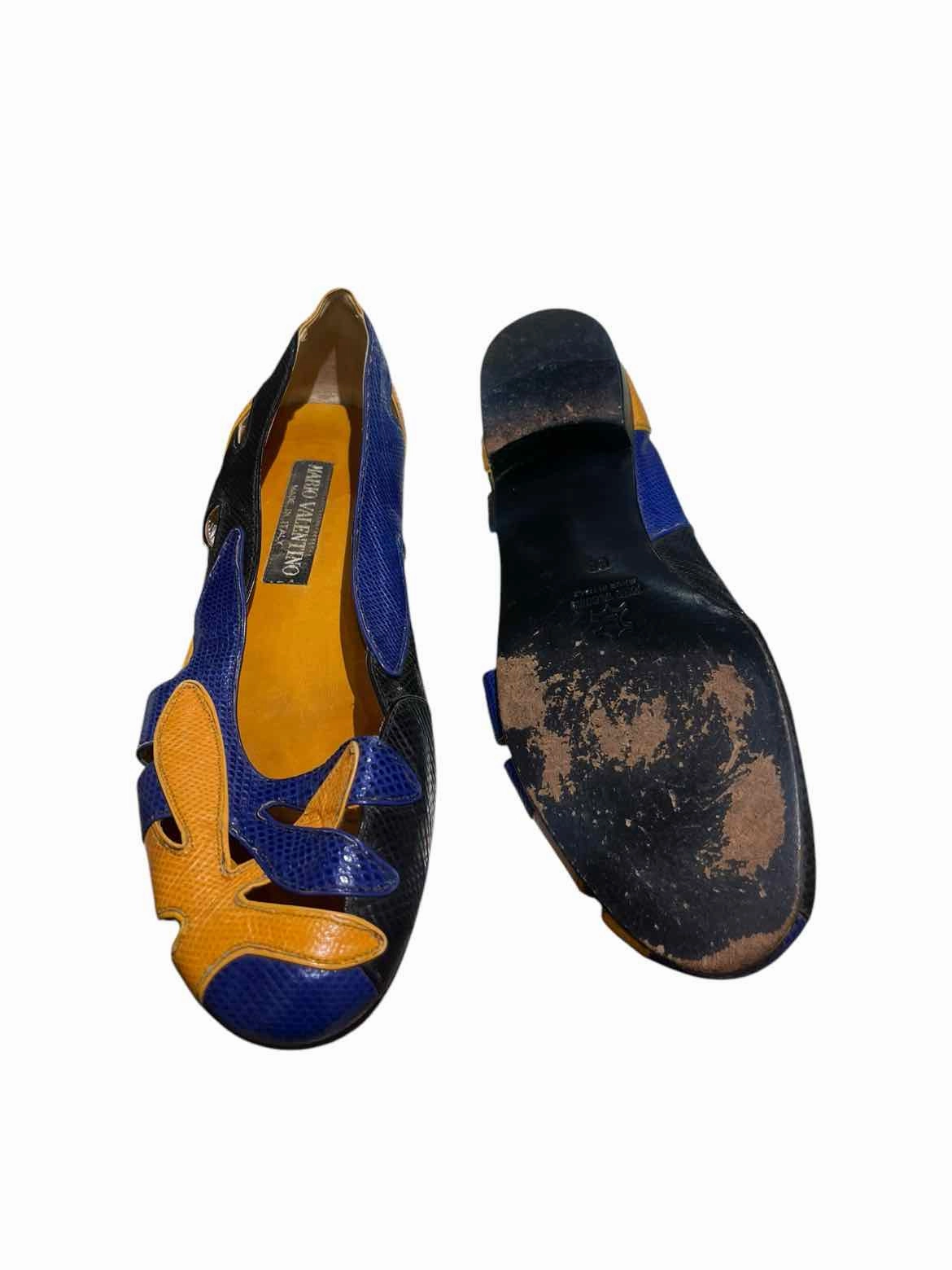 Mario Valentino Blue & Orange Size 8 Shoes