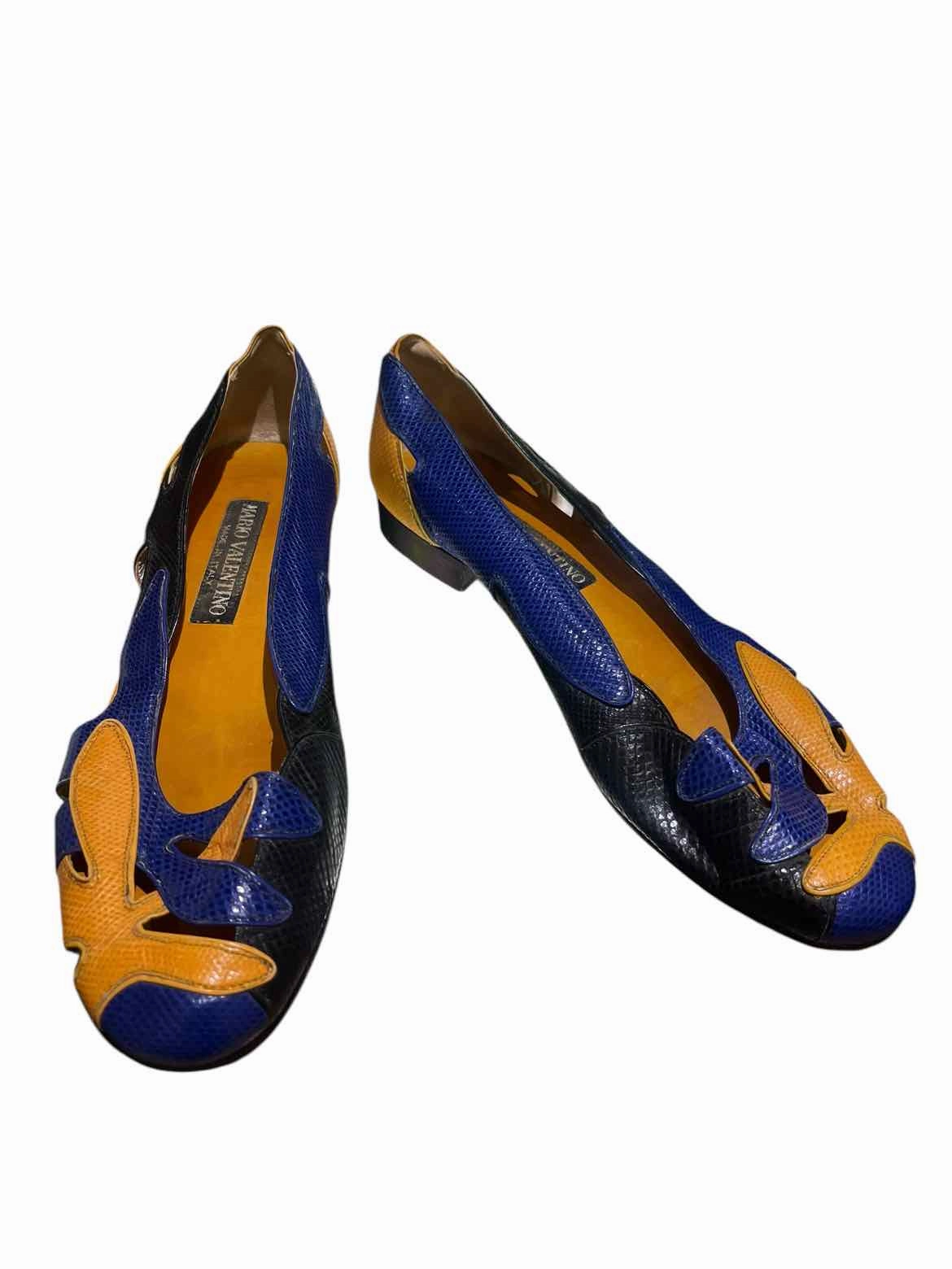 Mario Valentino Blue & Orange Size 8 Shoes