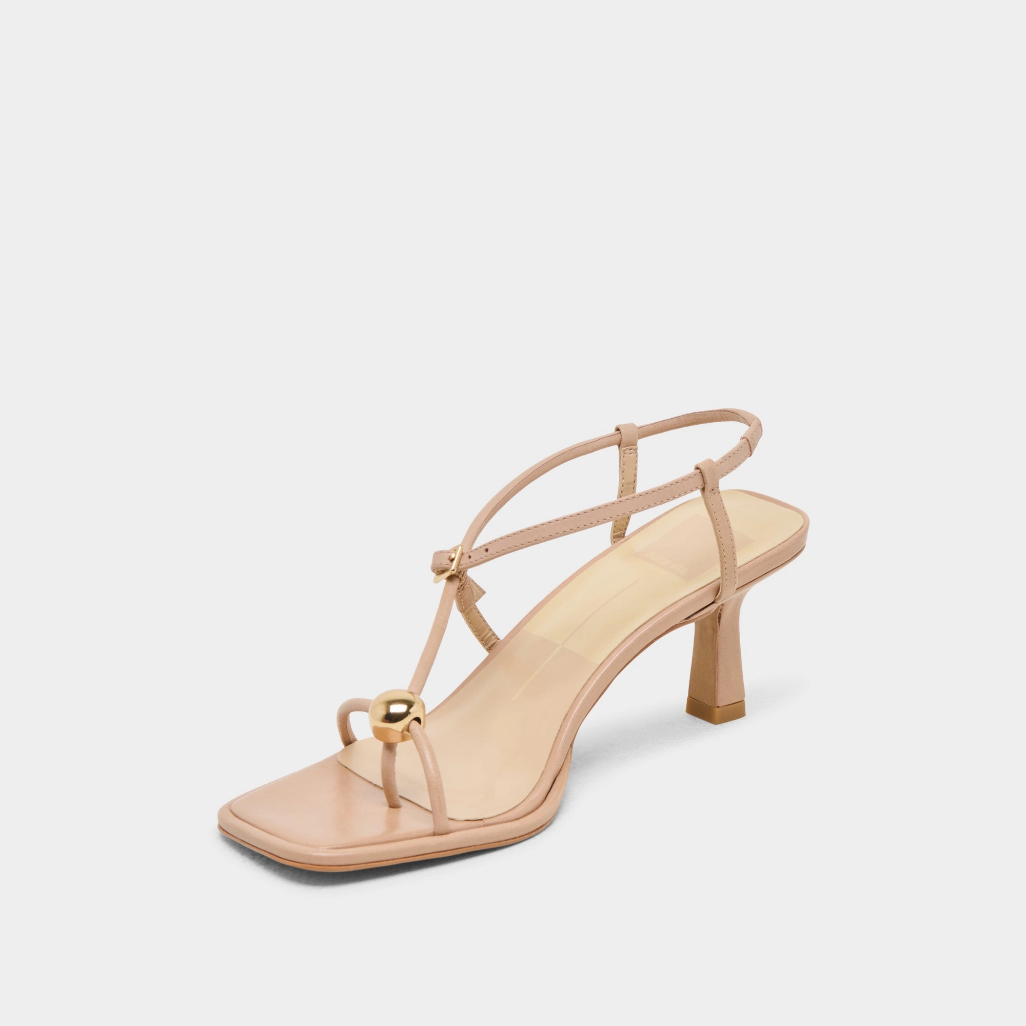 MYLEE HEELS LIGHT TAN LEATHER
