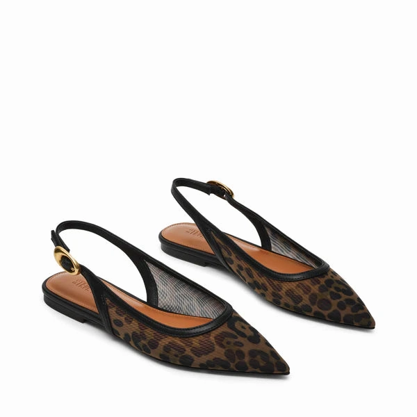 Ottie Flat Shoe BLACK / LEOPARD
