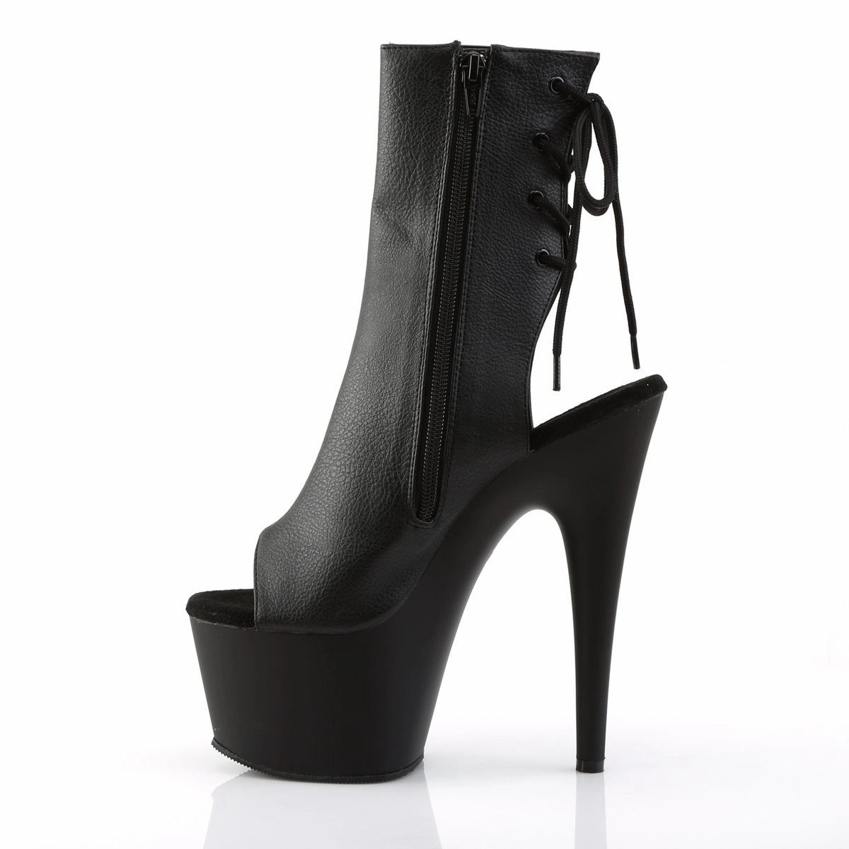 Pleaser Adore-1018-Black-Size 7-Clearance