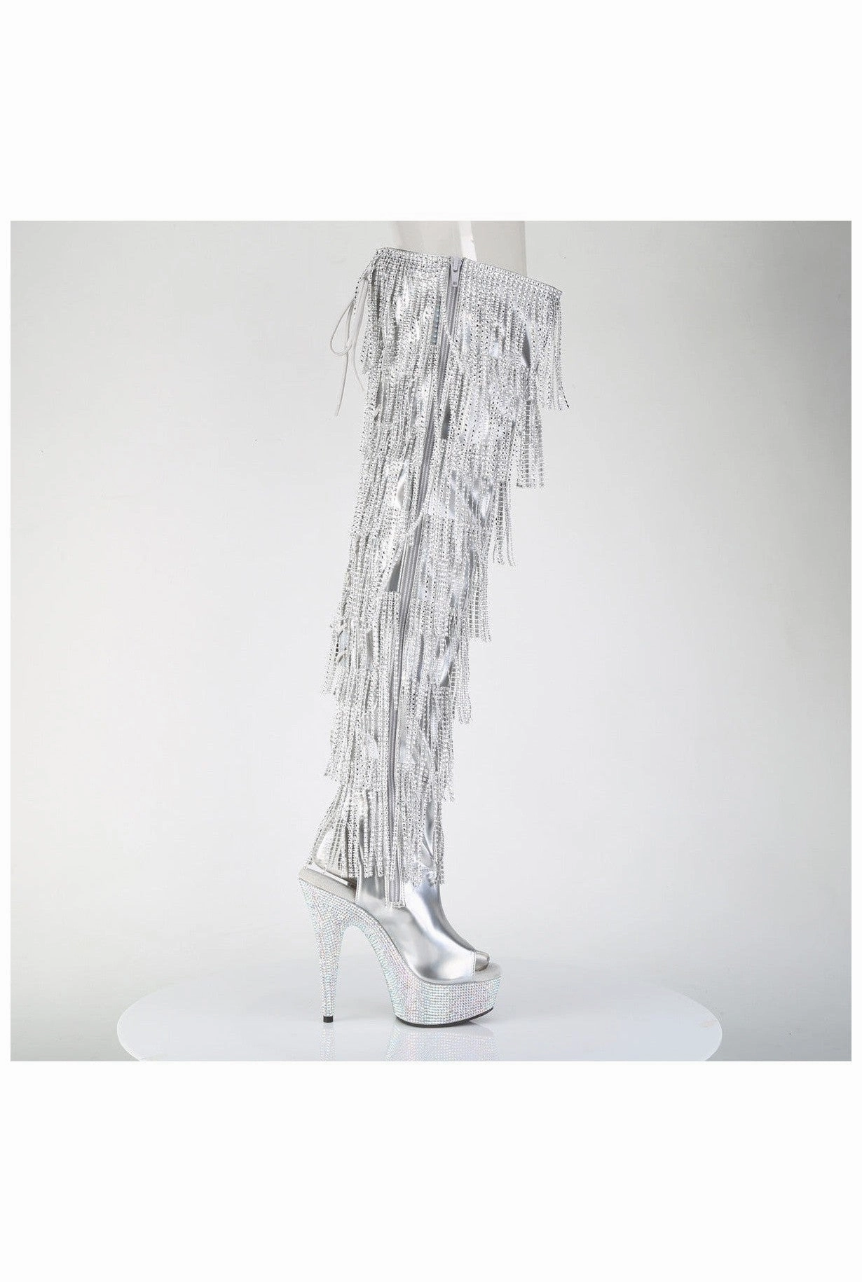 Pleaser BEJEWELED-3017HG-RSF Thigh Boot