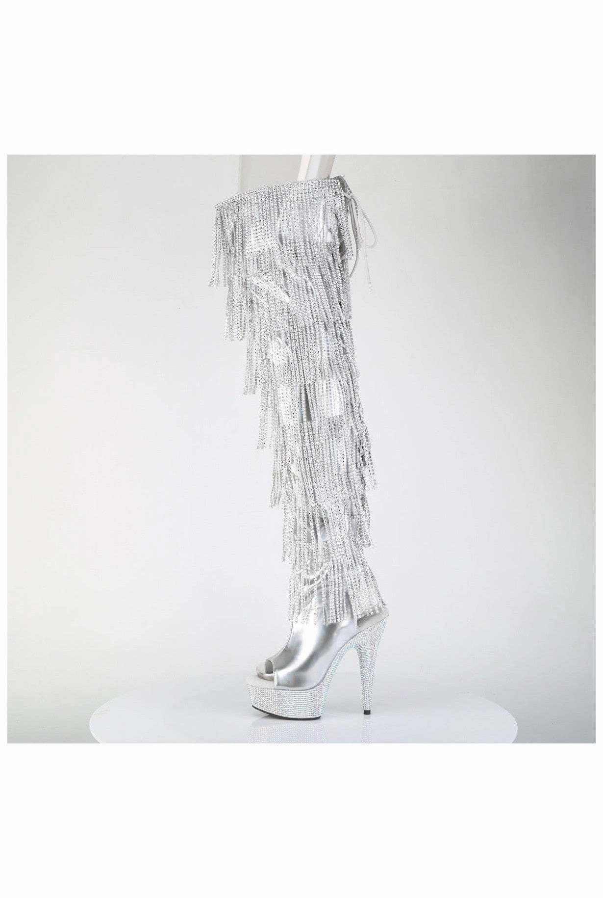 Pleaser BEJEWELED-3017HG-RSF Thigh Boot