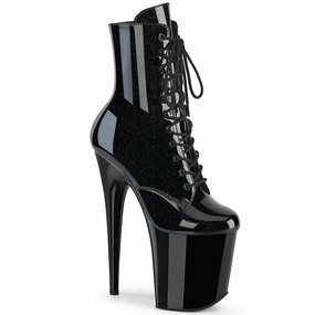 Pleaser Flamingo-1020BLG-Black-Size 12-Clearance
