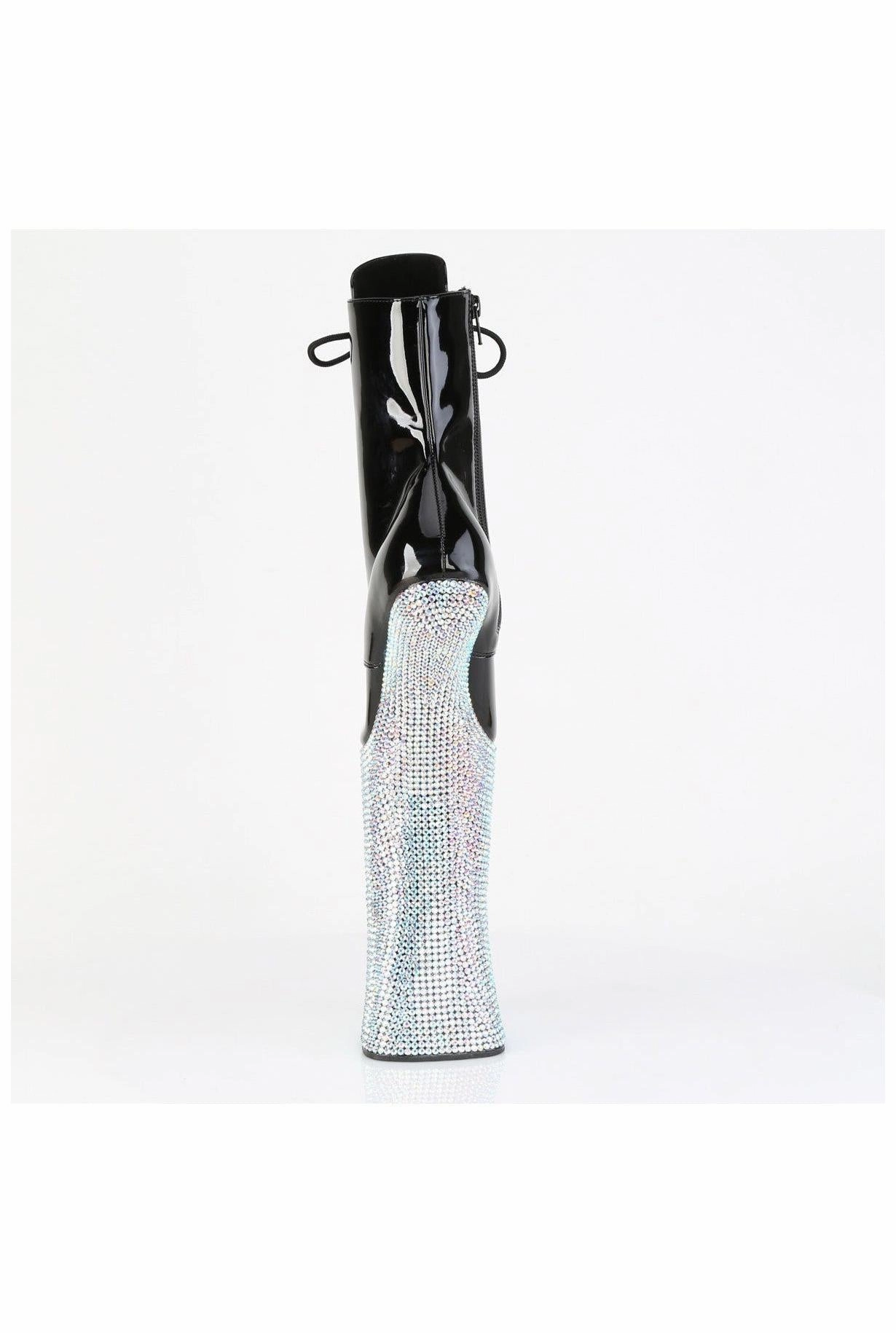 Pleaser FORBIDDEN-1020BEJ Ankle Boot