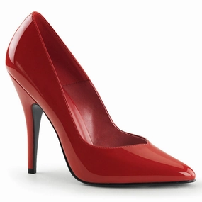 Pleaser Seduce-420V-Red-Size 5-Clearance