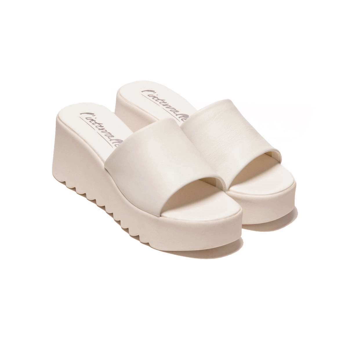 Reggio White Leather