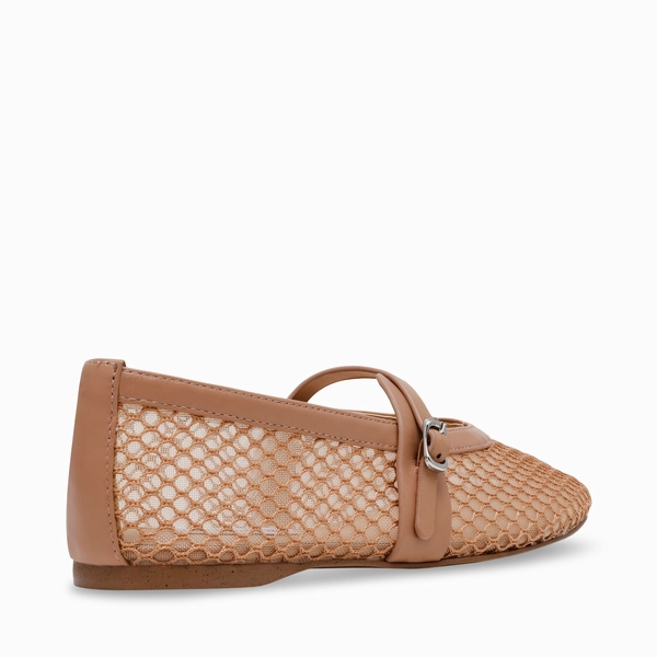 Rejoice-M Flat Shoe NUDE MESH