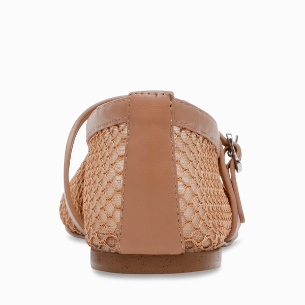 Rejoice-M Flat Shoe NUDE MESH