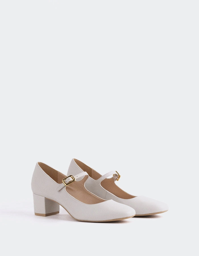 Rosalba White Leather