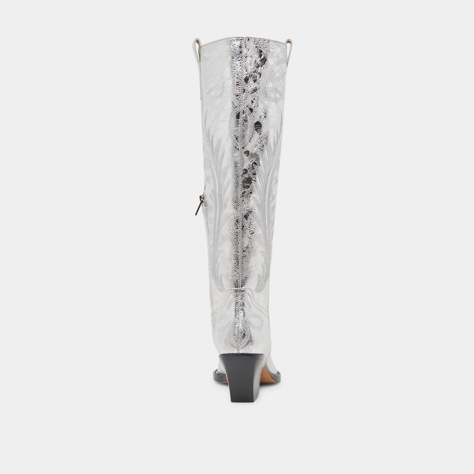 RYATT BOOTS SILVER DISTRESSED LEATHER