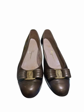 Salvatore Ferragamo Olive Green Size 8.5 Shoes