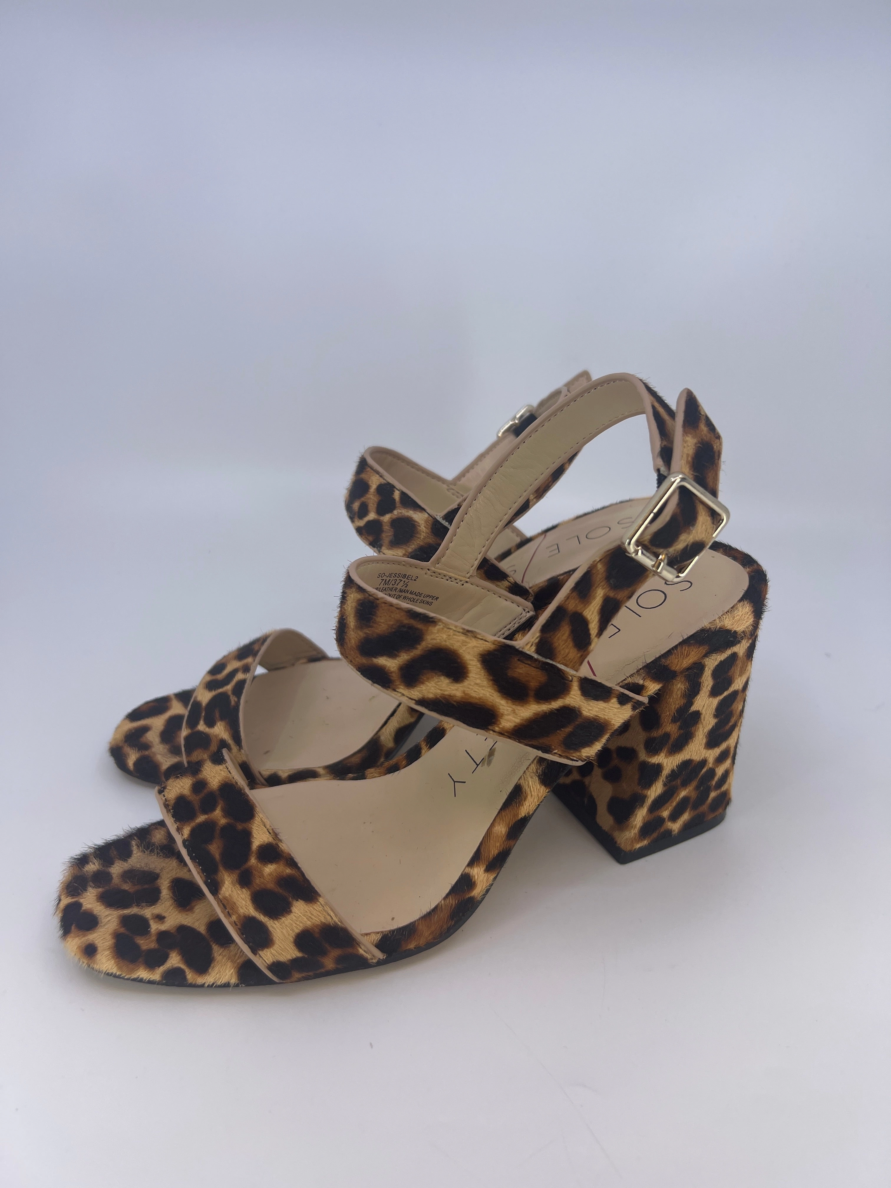 Sandals Heels Block By Sole Society  Size: 7