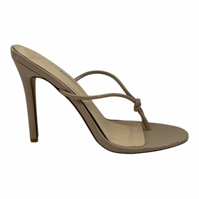 Sandals Heels Stiletto By Fashion Nova In Tan, Size:8
