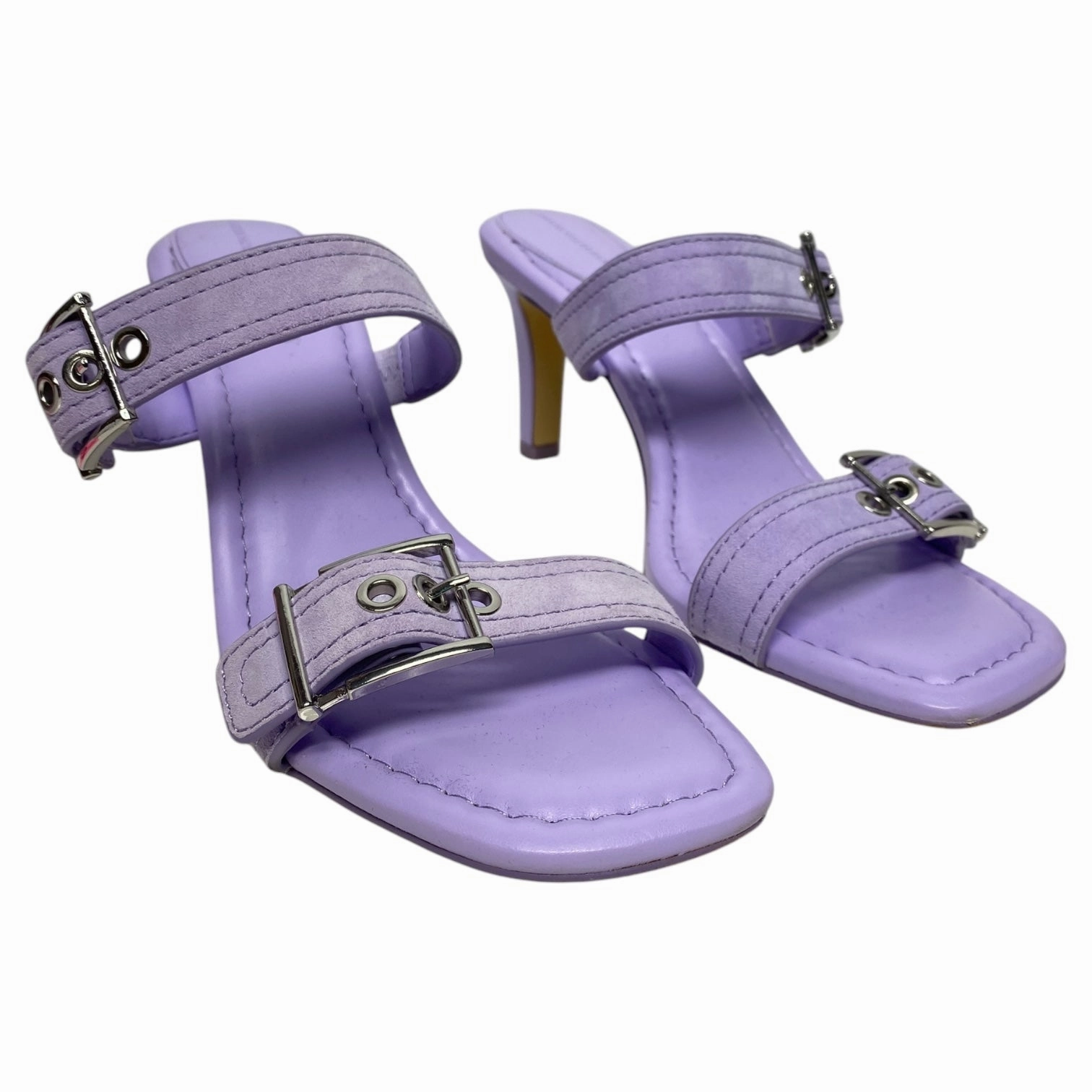 Sandals Heels Stiletto By White House Black Market In Purple, Size: 9.5