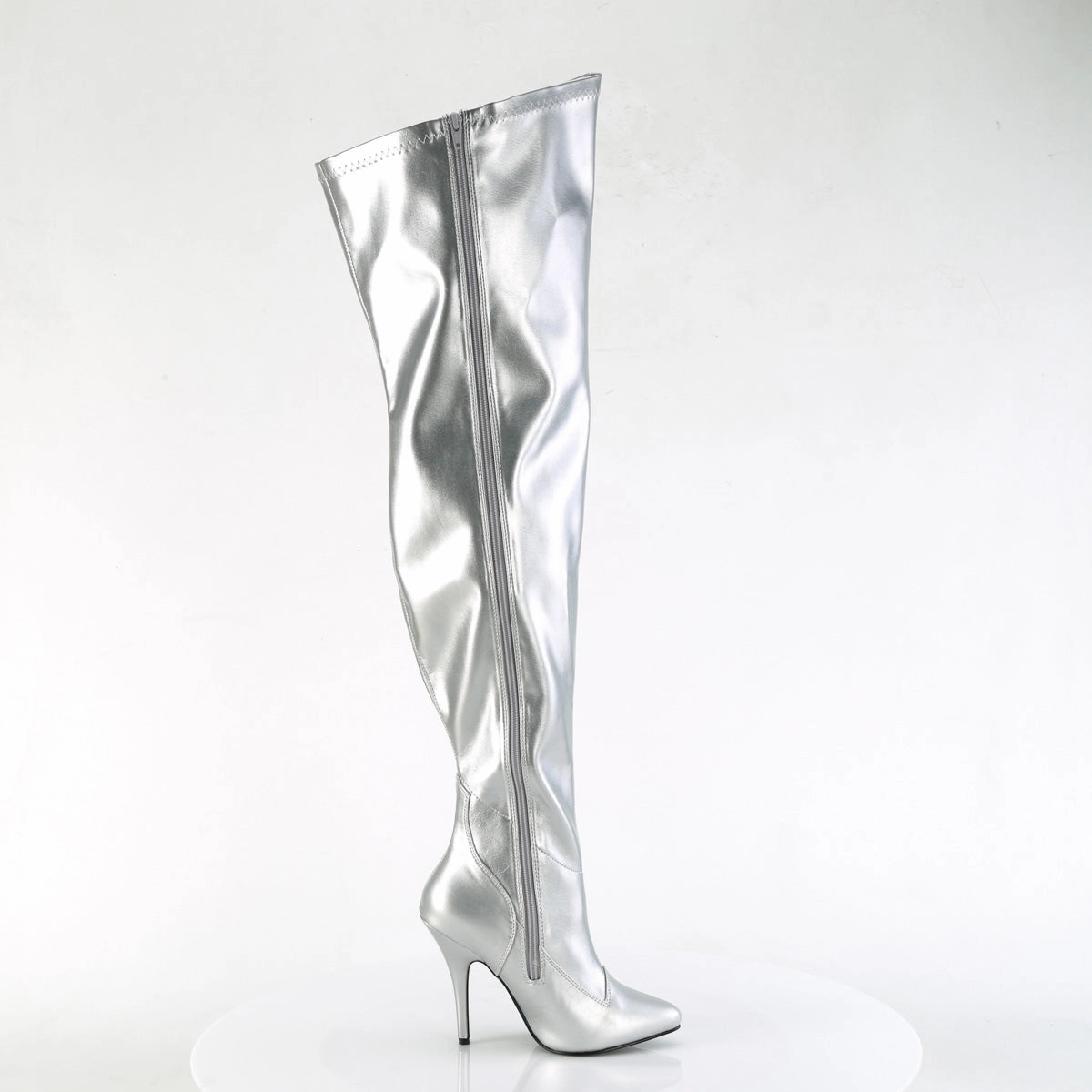 SEDUCE-3000WC  Silver Stretch Metallic Pu