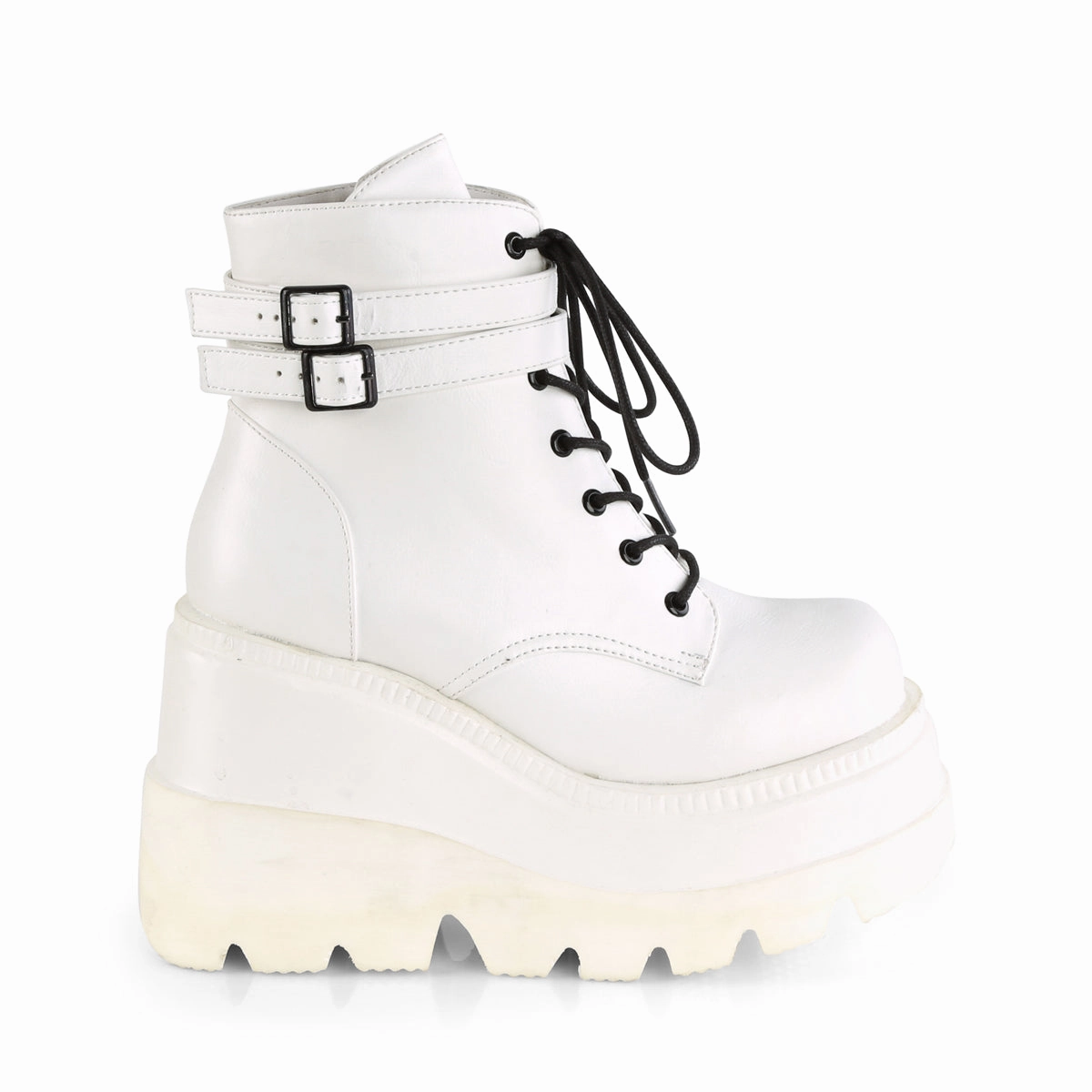 SHAKER-52  White Vegan Leather