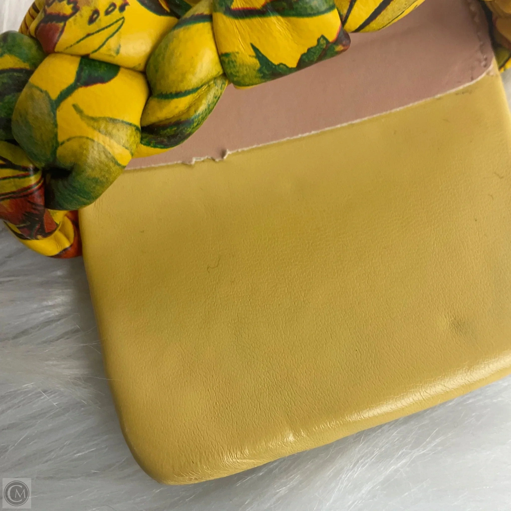 Shoes Heels Block By Clothes Mentor In Yellow, Size: 9