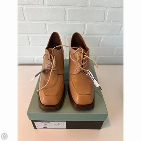 Shoes Heels Block By Cmb In Tan, Size: 9.5