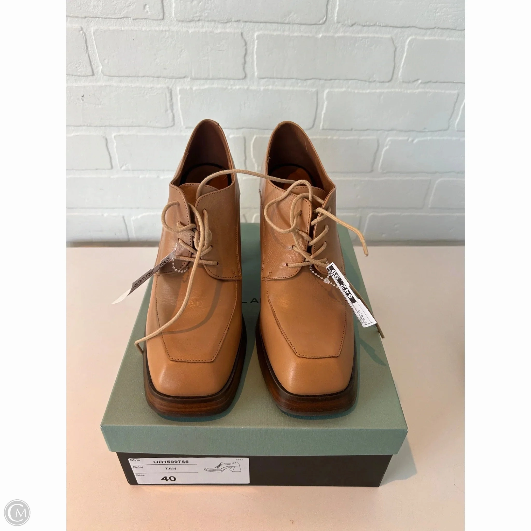 Shoes Heels Block By Cmb In Tan, Size: 9.5