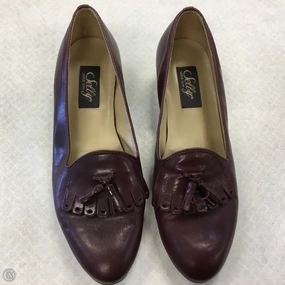Shoes Heels Block By Cmc In Maroon, Size: 8