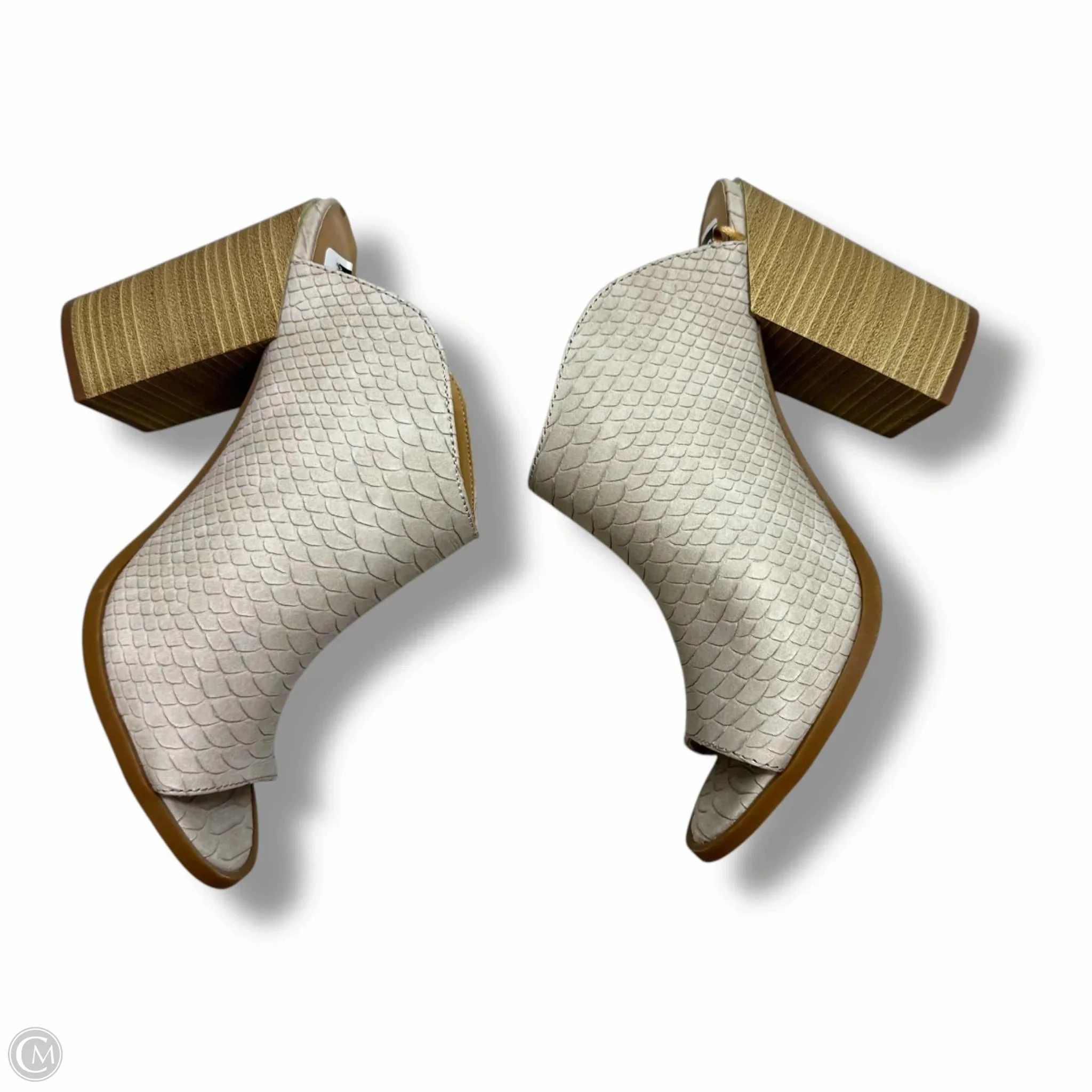 Shoes Heels Block By Express In Beige, Size: 8