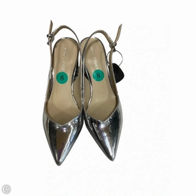 Shoes Heels Block By Marc Fisher In Silver, Size: 8