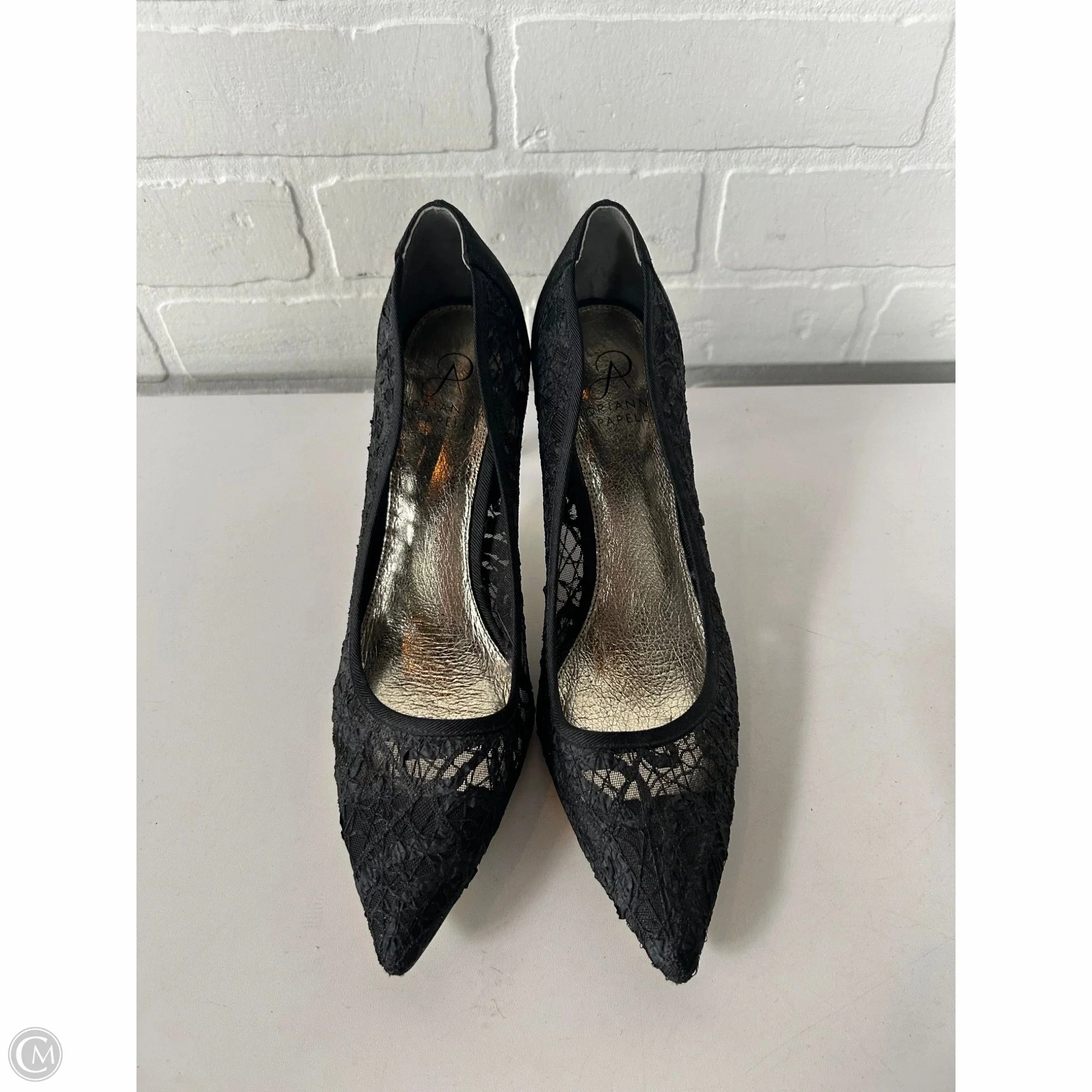 Shoes Heels Stiletto By Adrianna Papell In Black, Size: 9