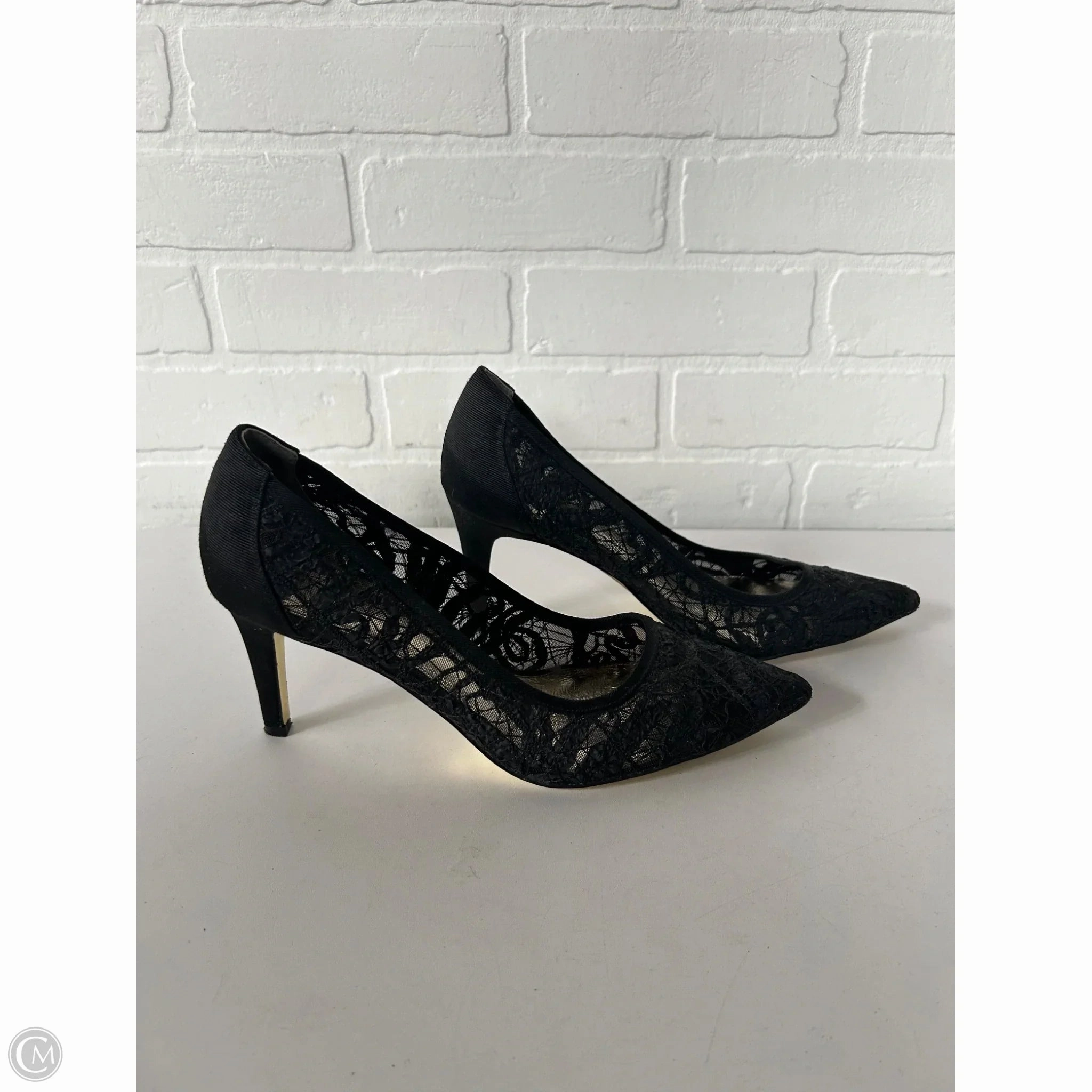 Shoes Heels Stiletto By Adrianna Papell In Black, Size: 9