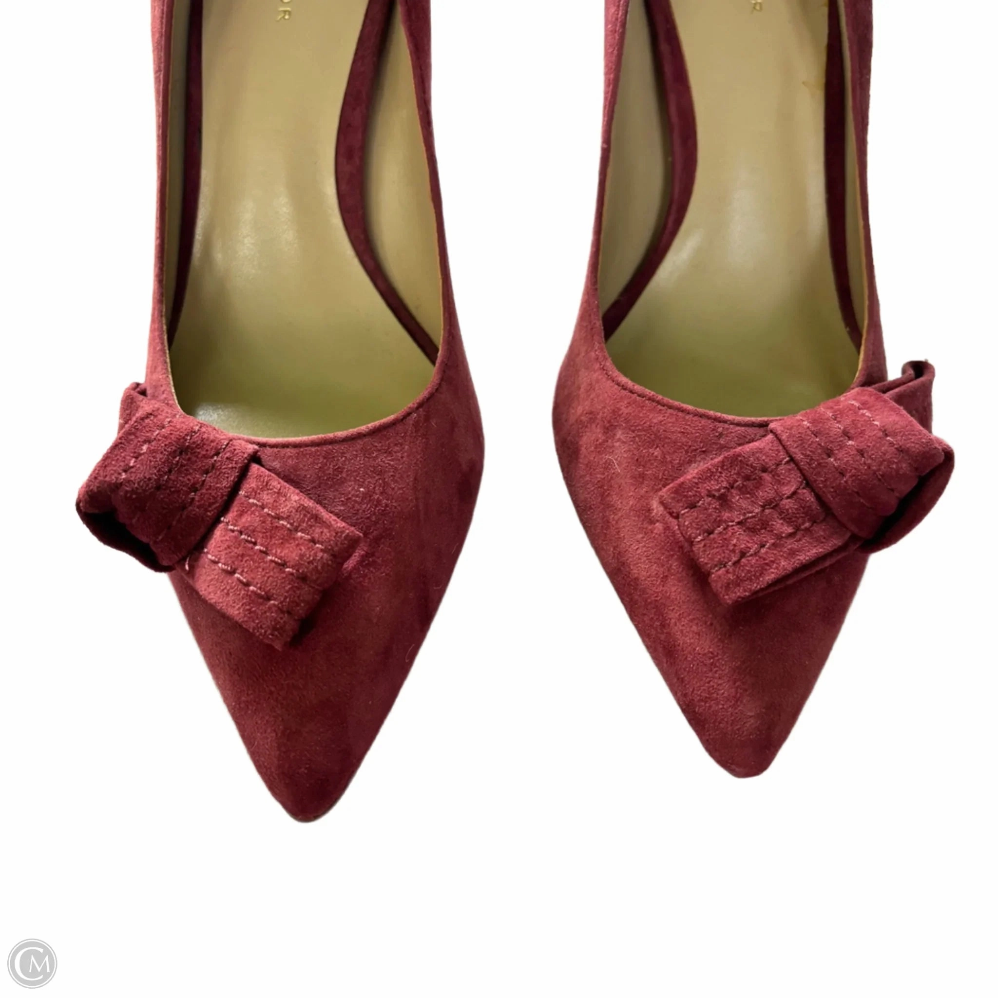 Shoes Heels Stiletto By Ann Taylor In Maroon, Size: 6.5