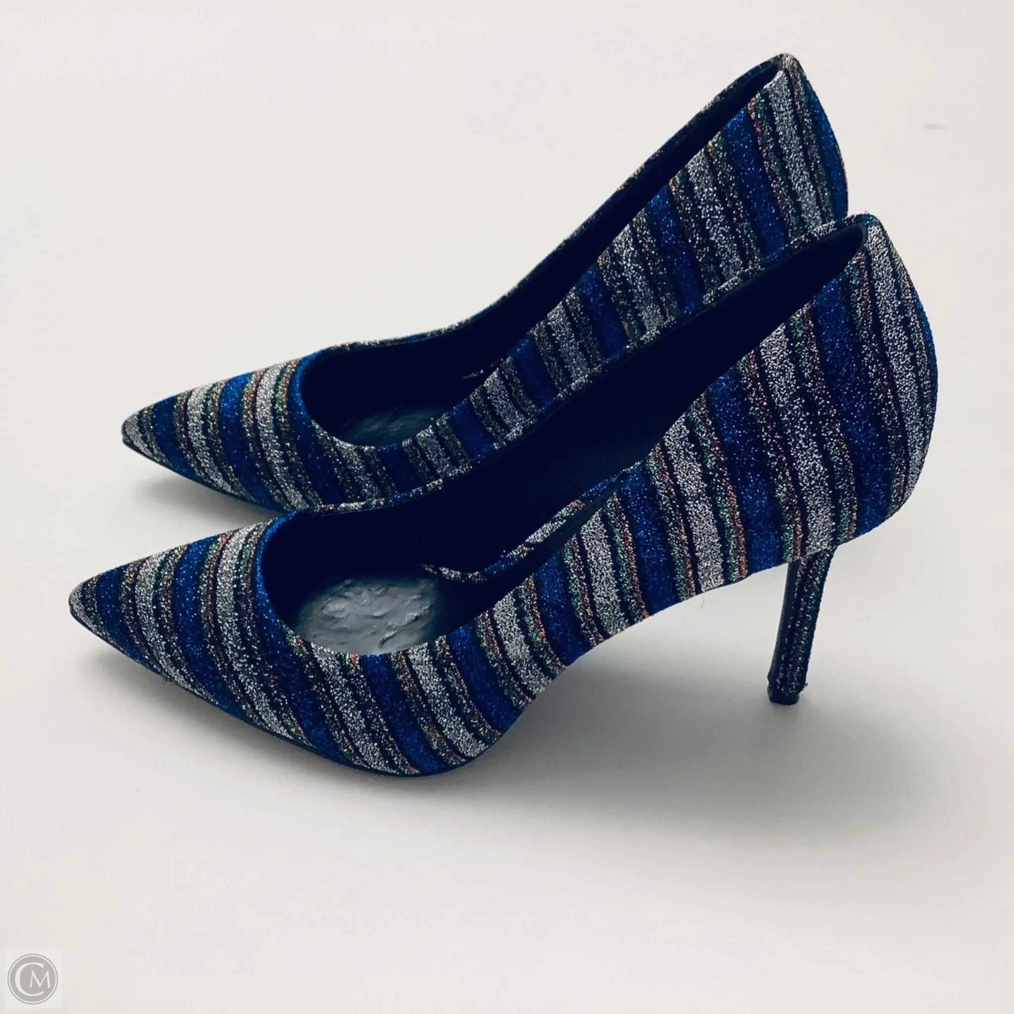 Shoes Heels Stiletto By Clothes Mentor In Blue, Size: 9