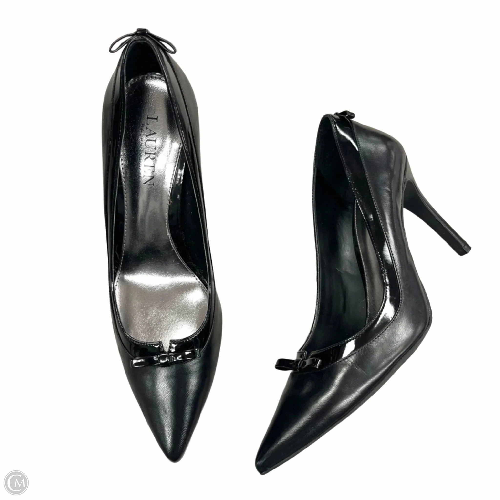Shoes Heels Stiletto By Lauren By Ralph Lauren In Black, Size: 8.5