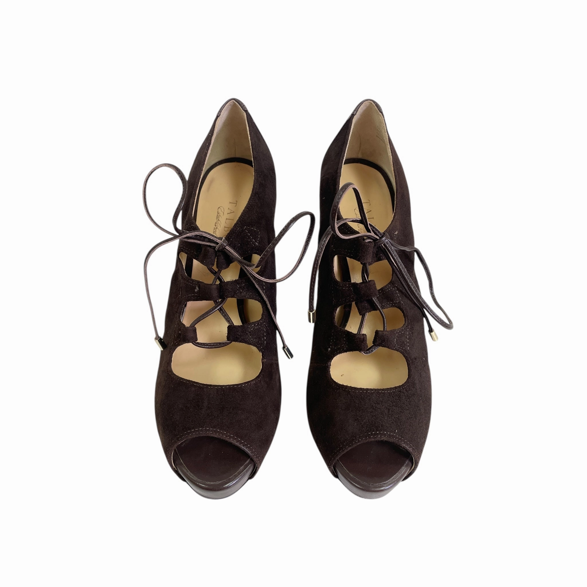Shoes Heels Stiletto By Talbots In Brown, Size:8