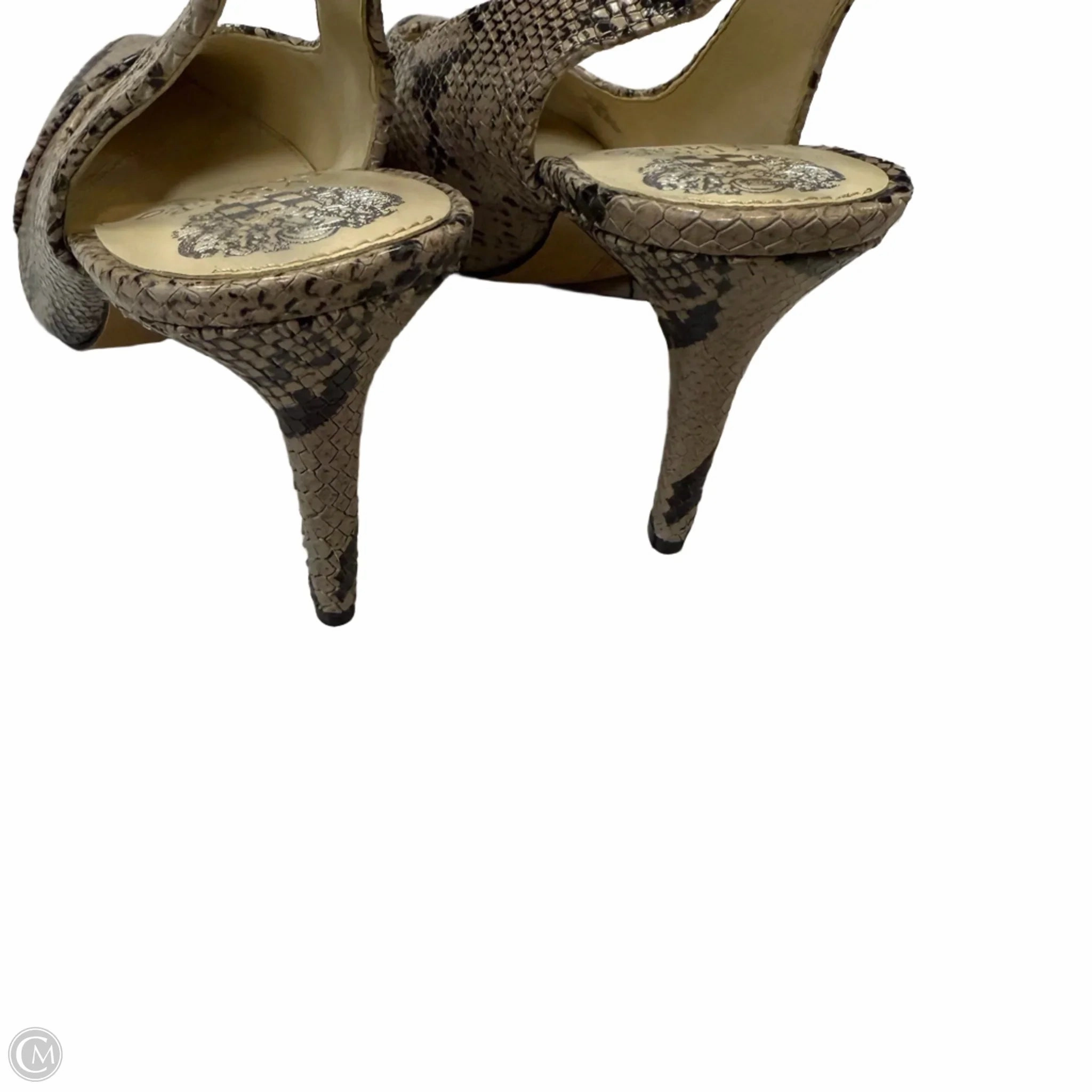 Shoes Heels Stiletto By Vince Camuto In Snakeskin Print, Size: 9.5