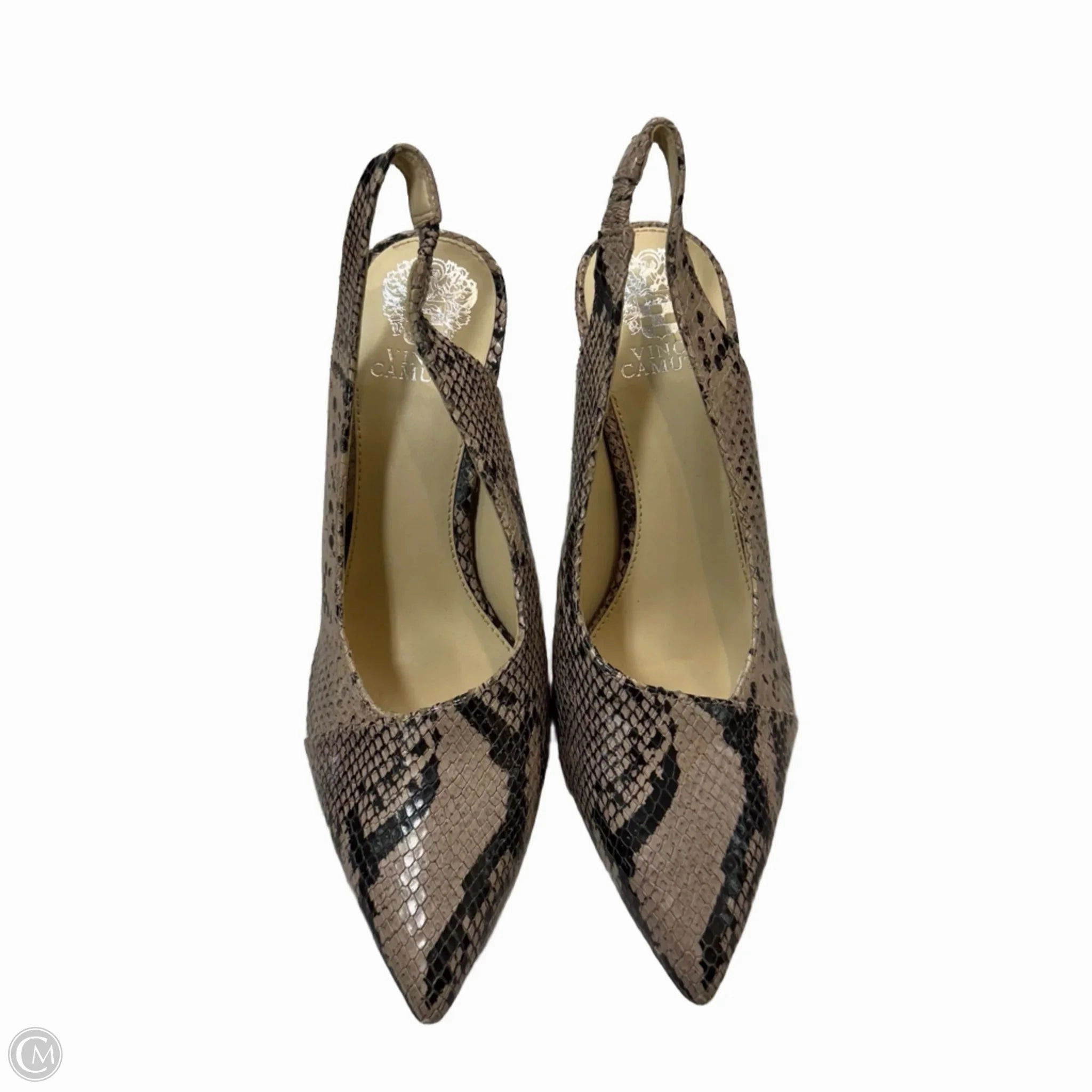Shoes Heels Stiletto By Vince Camuto In Snakeskin Print, Size: 9.5