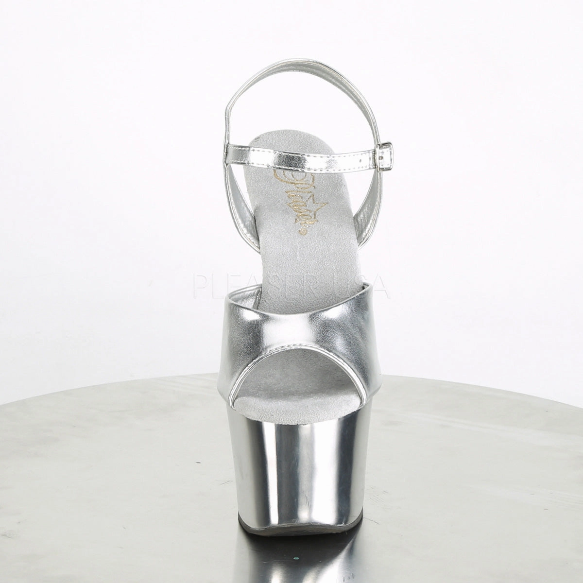 SKY-309TTG  Silver Metallic Pu/Silver Chrome-Glitter