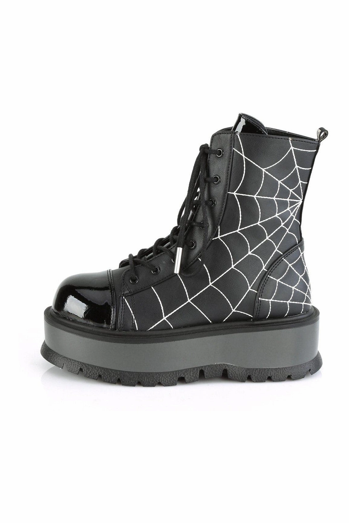 SLACKER-88 Ankle Boot | Black Faux Leather