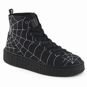 SNEEKER-250  Black Canvas