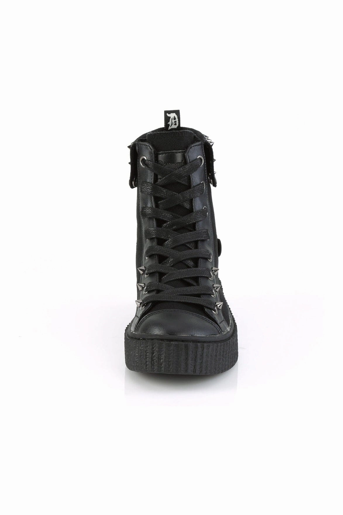 SNEEKER-266 Black Canvas Creeper