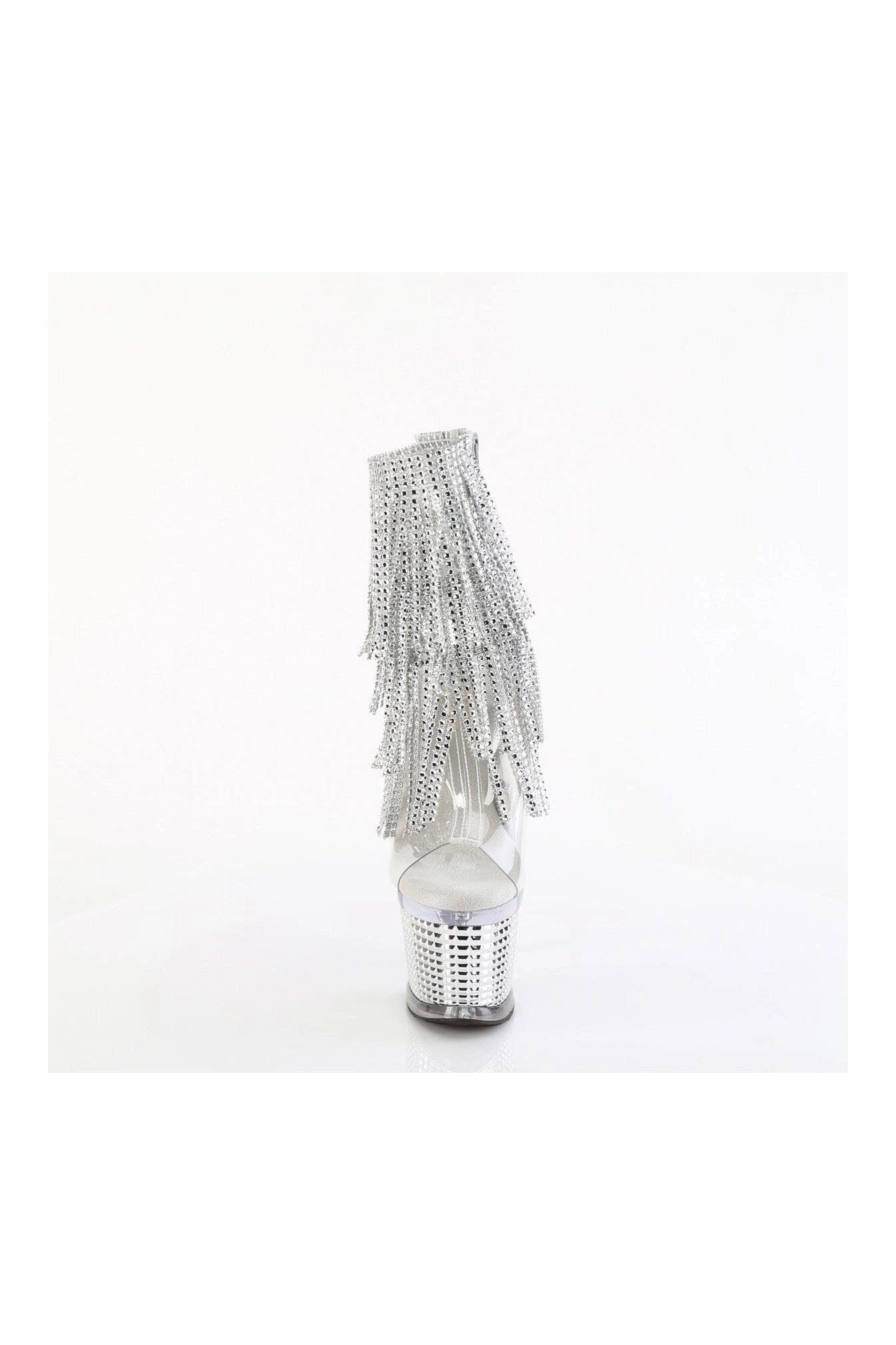 SPECTATOR-1017RSF Clear Vinyl Ankle Boot