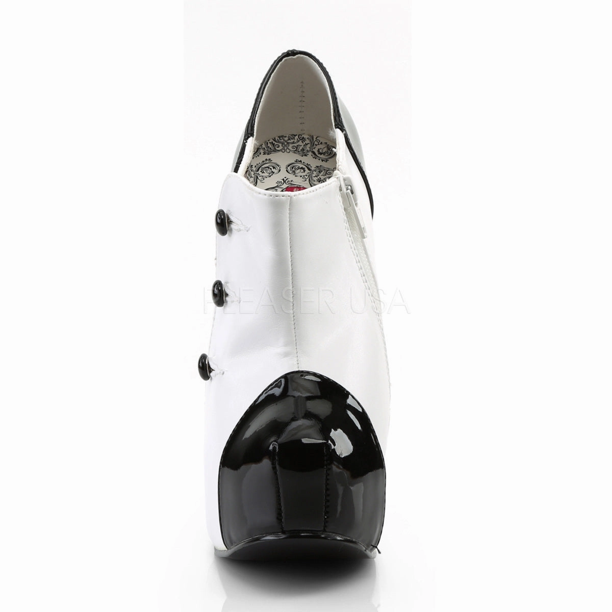 TEEZE-20  White Pu-Black Patent